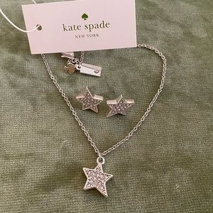 Kate Spade - Star necklace and earring set